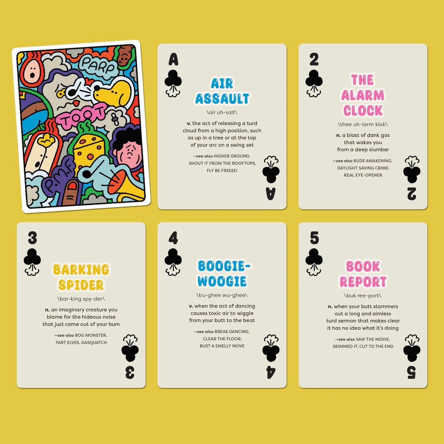 52 Farts Playing Cards