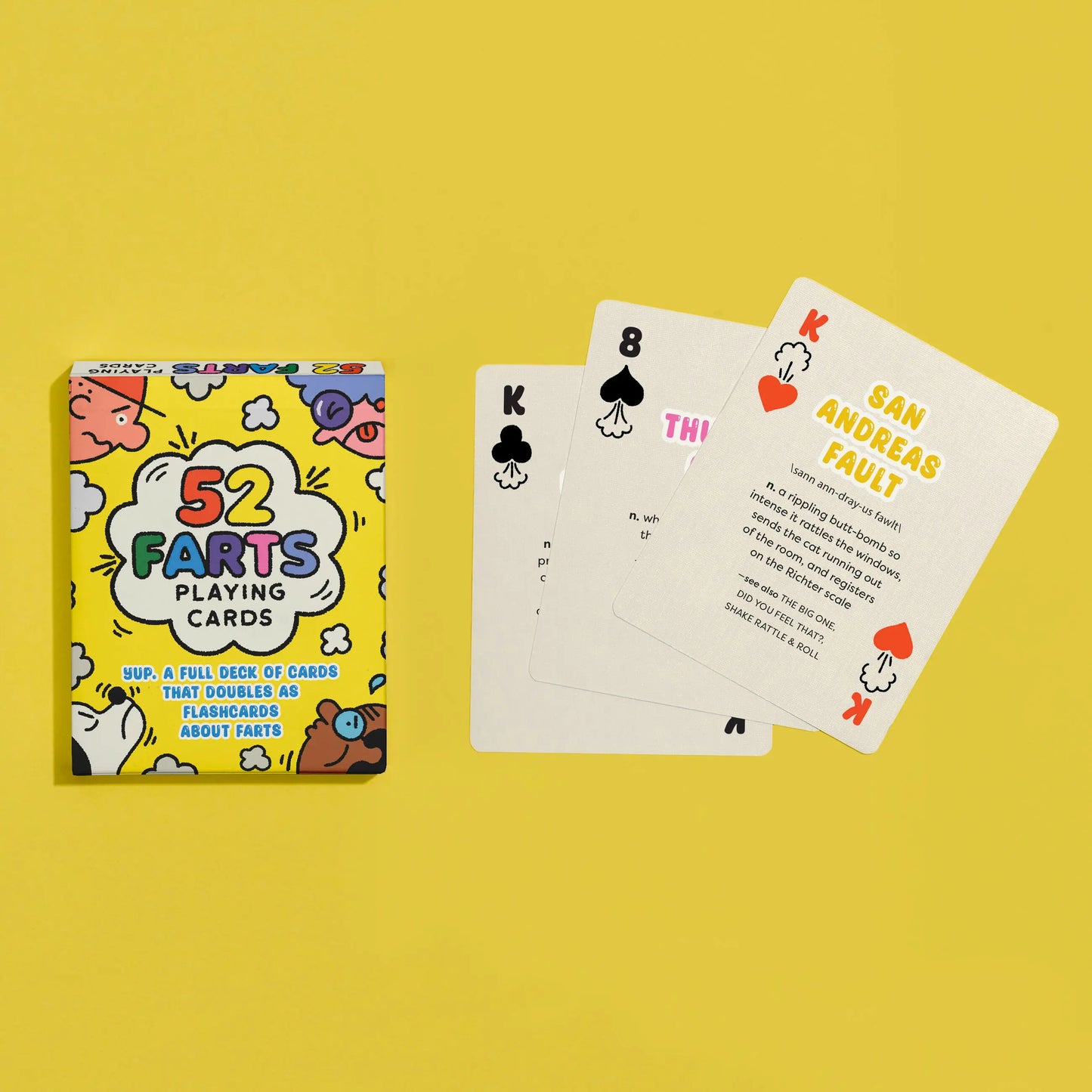 52 Farts Playing Cards