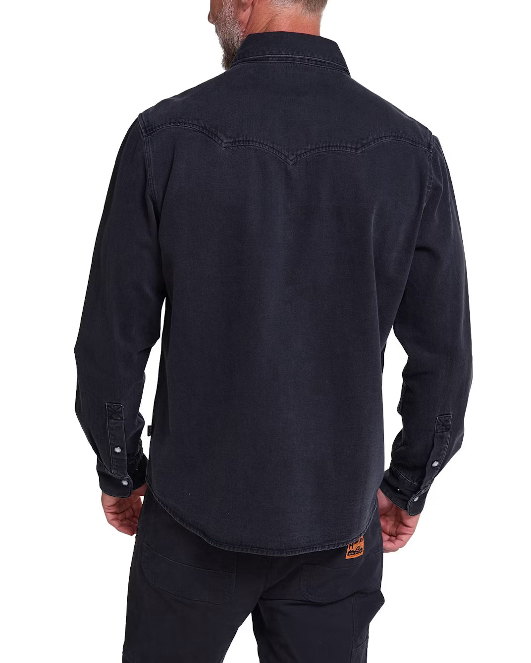 Dust Up Denim Snapshirt - Morrison Black Wash