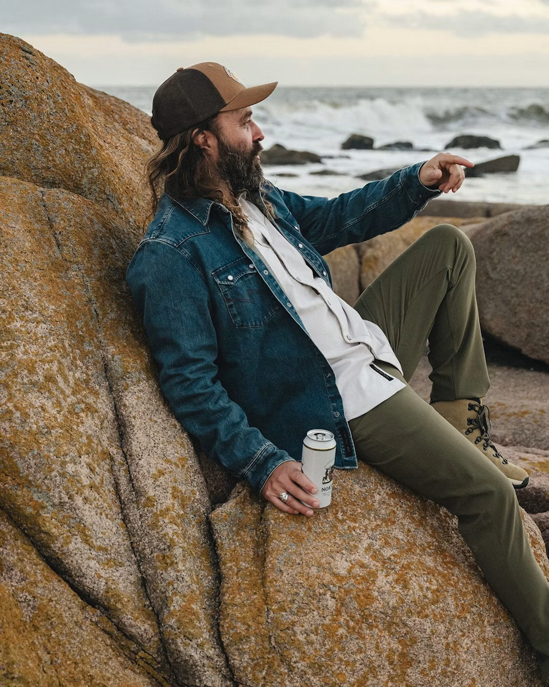 Dust Up Denim Snapshirt - Bolan Classic Wash