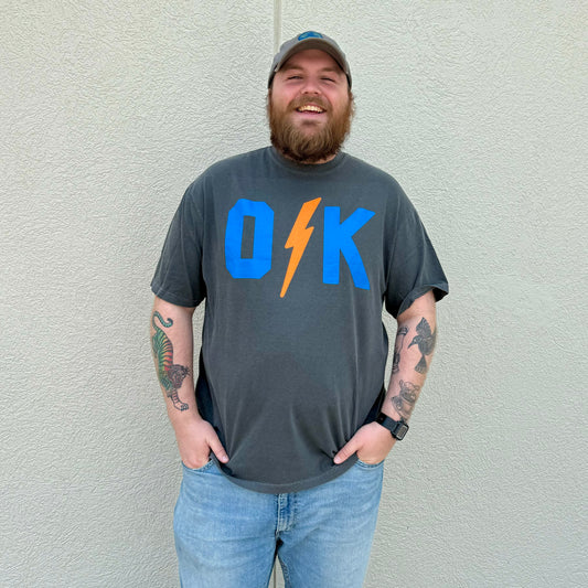 O Bolt K Tee - Charcoal