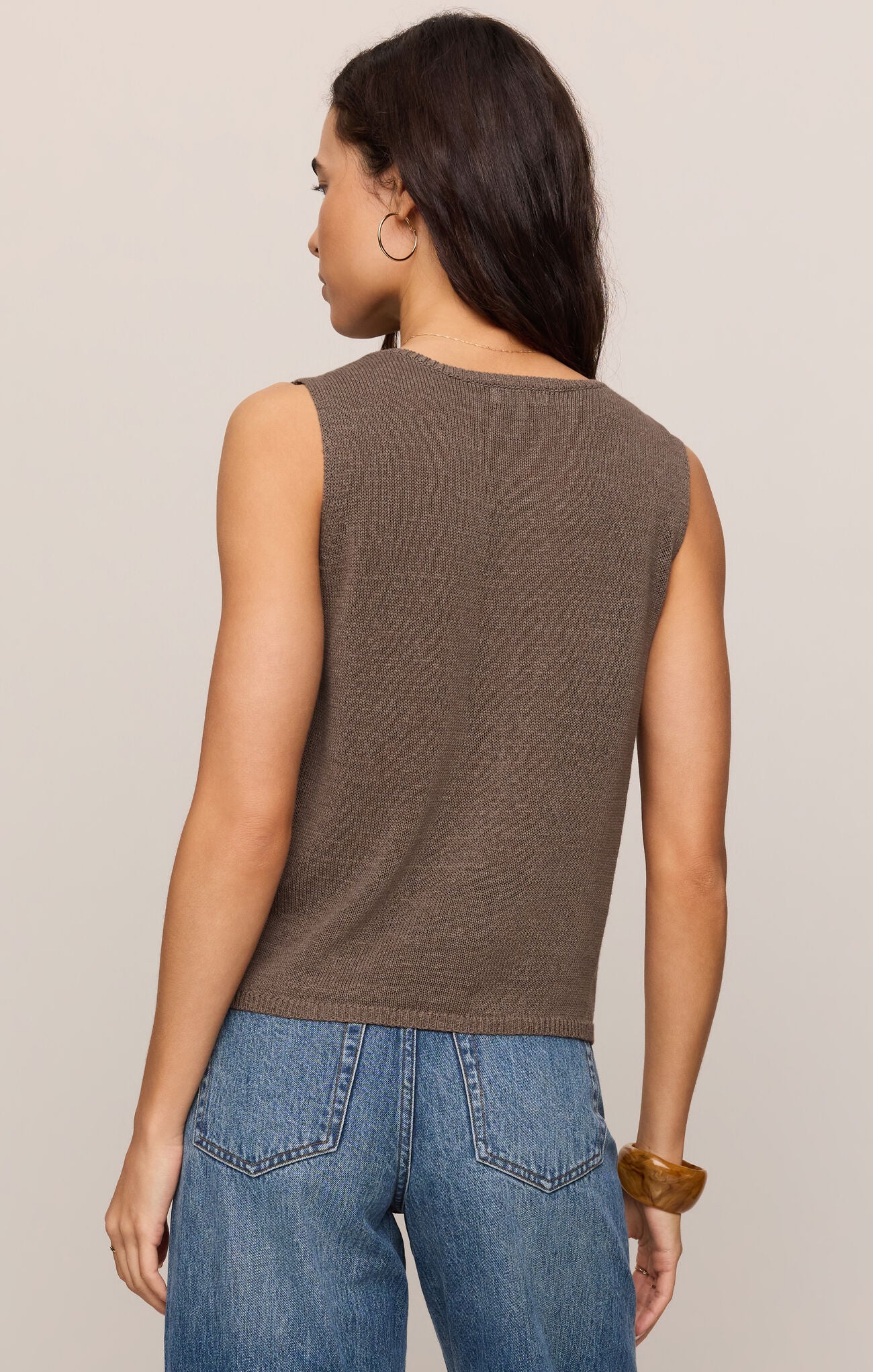 Syd Sweater Vest - Pebble Coast