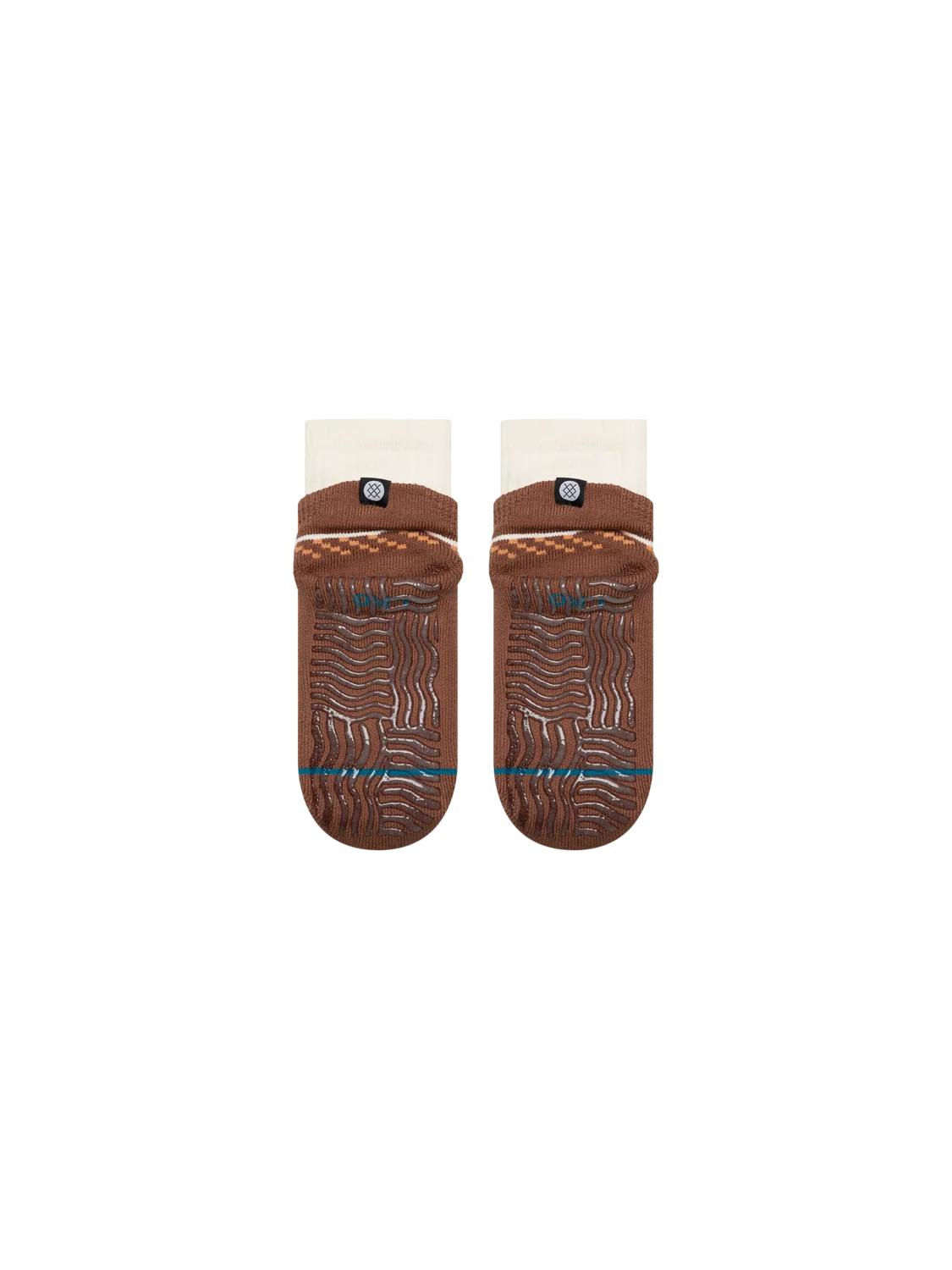 Chestnut Cotton Slipper Sock - Acorn - MD