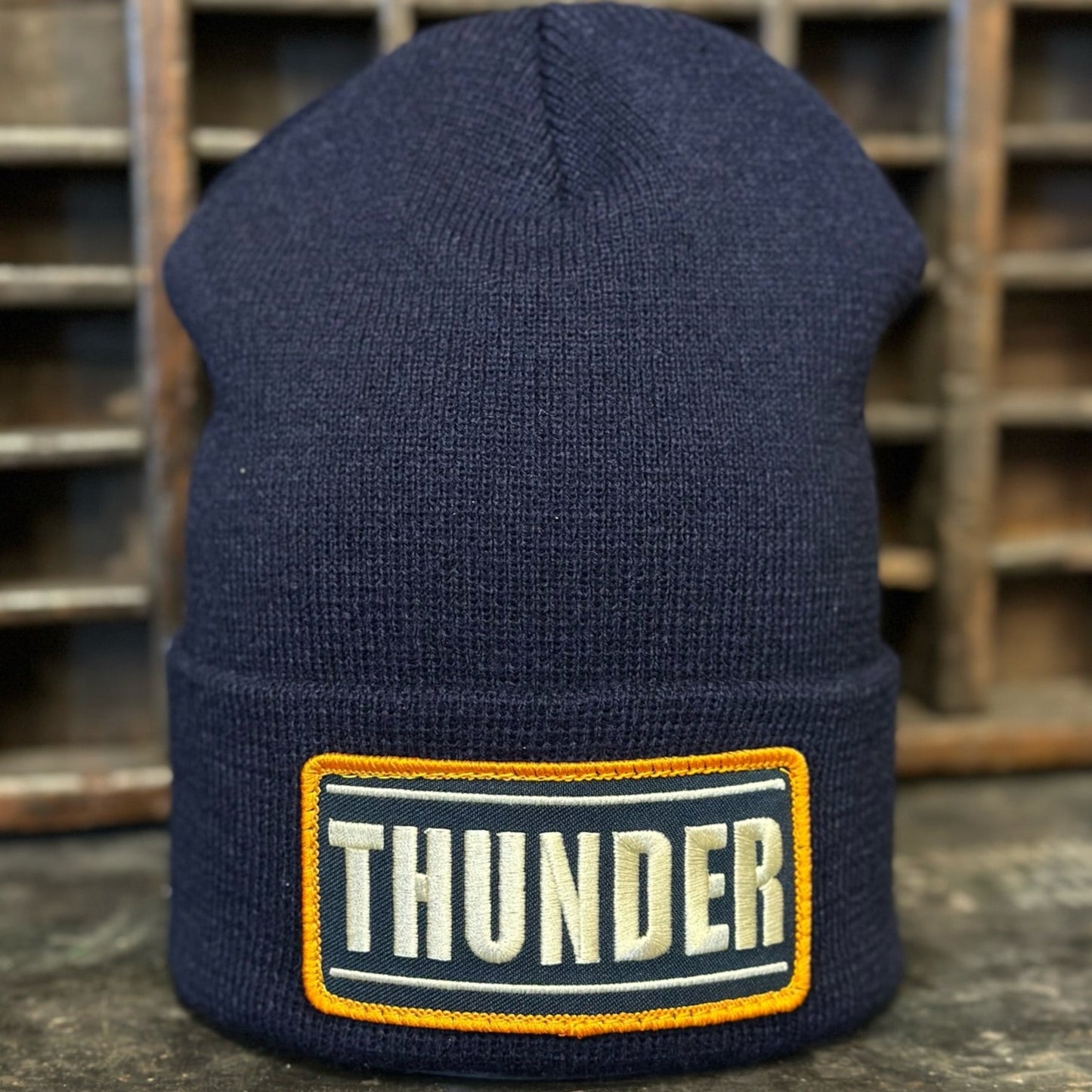 OKC/Thunder Patch Beanie