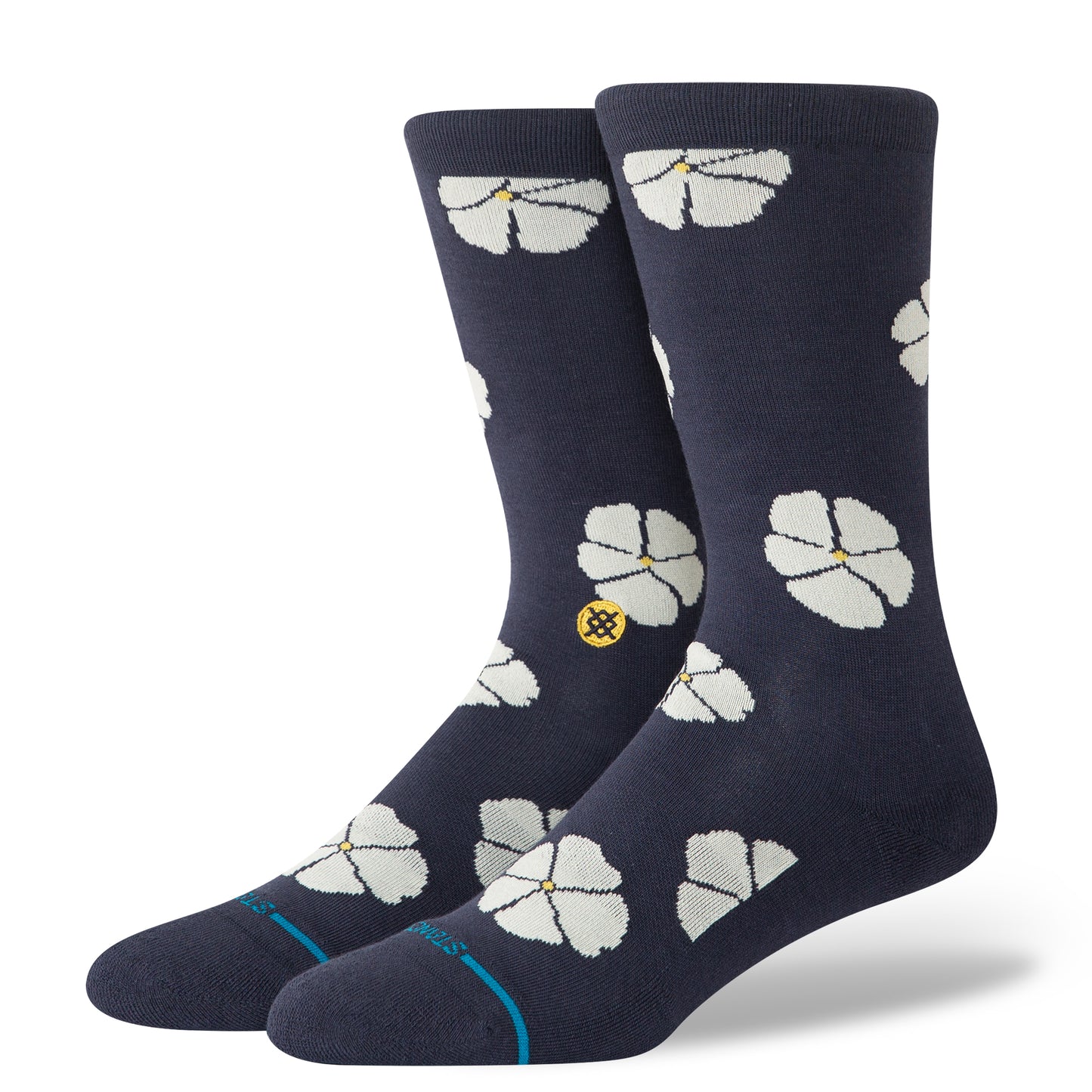 Floral Crew - Navy - LG