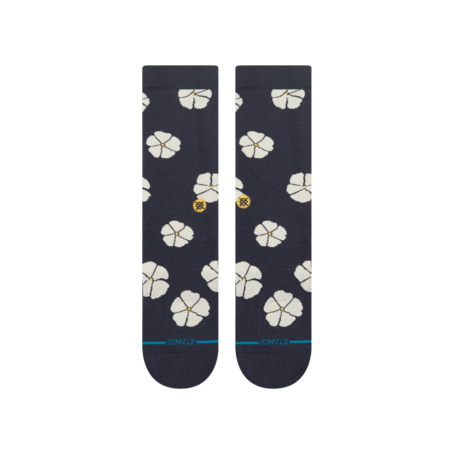 Floral Crew - Navy - LG