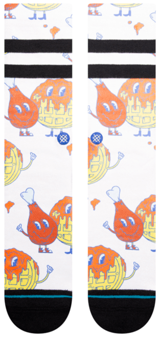Bock Bock Crew Socks - White