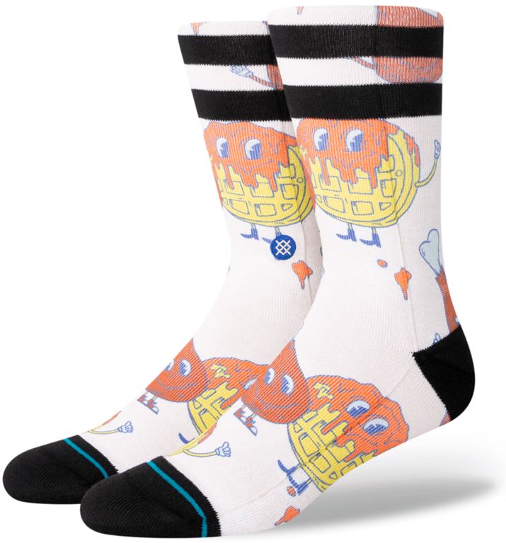 Bock Bock Crew Socks - White