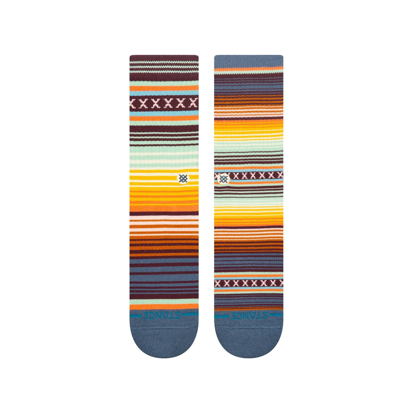 Curren St Crew Socks - Sea Blue - LG