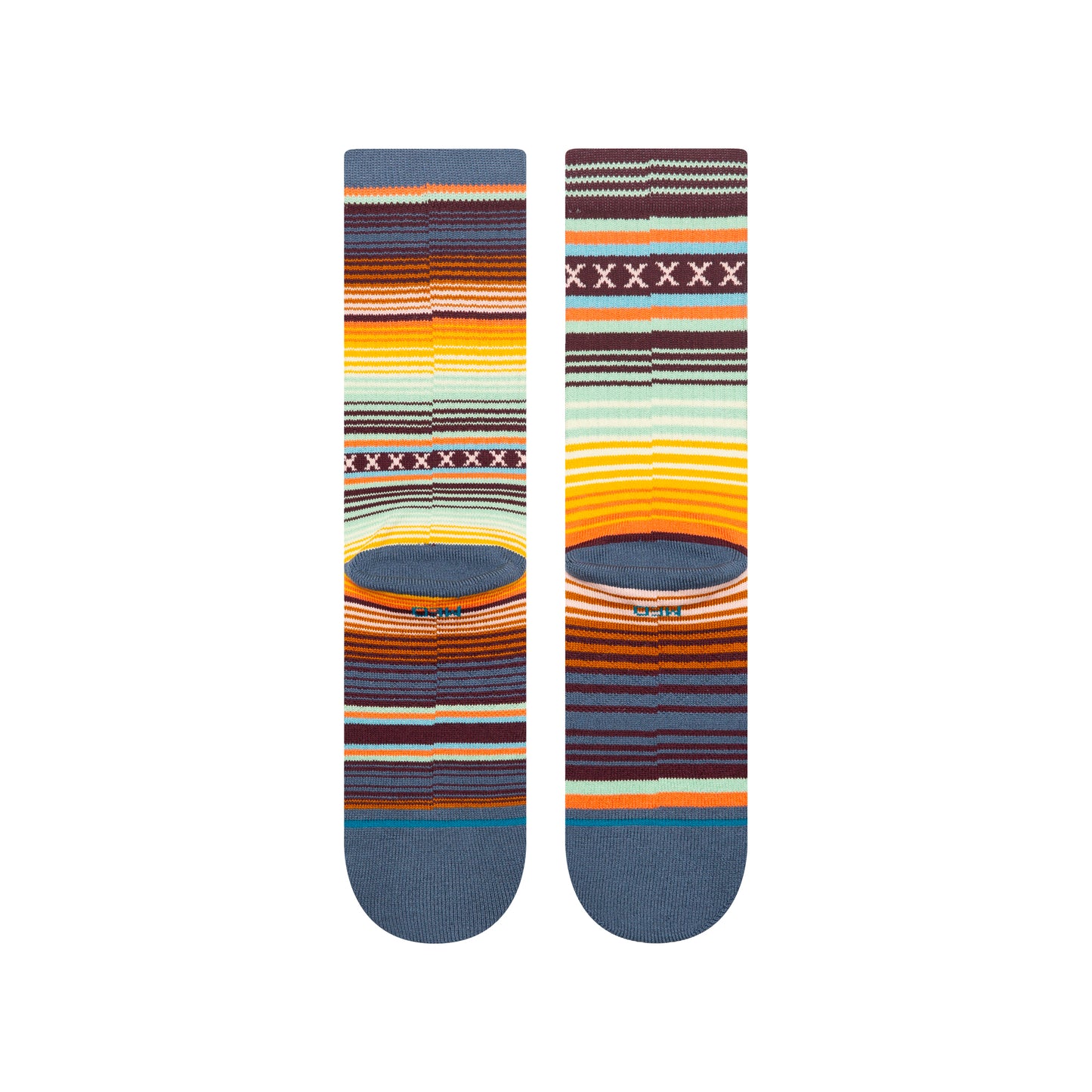 Curren St Crew Socks - Sea Blue - LG