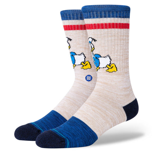 Disney Vintage Donald Duck 2020 Crew Socks - Natural
