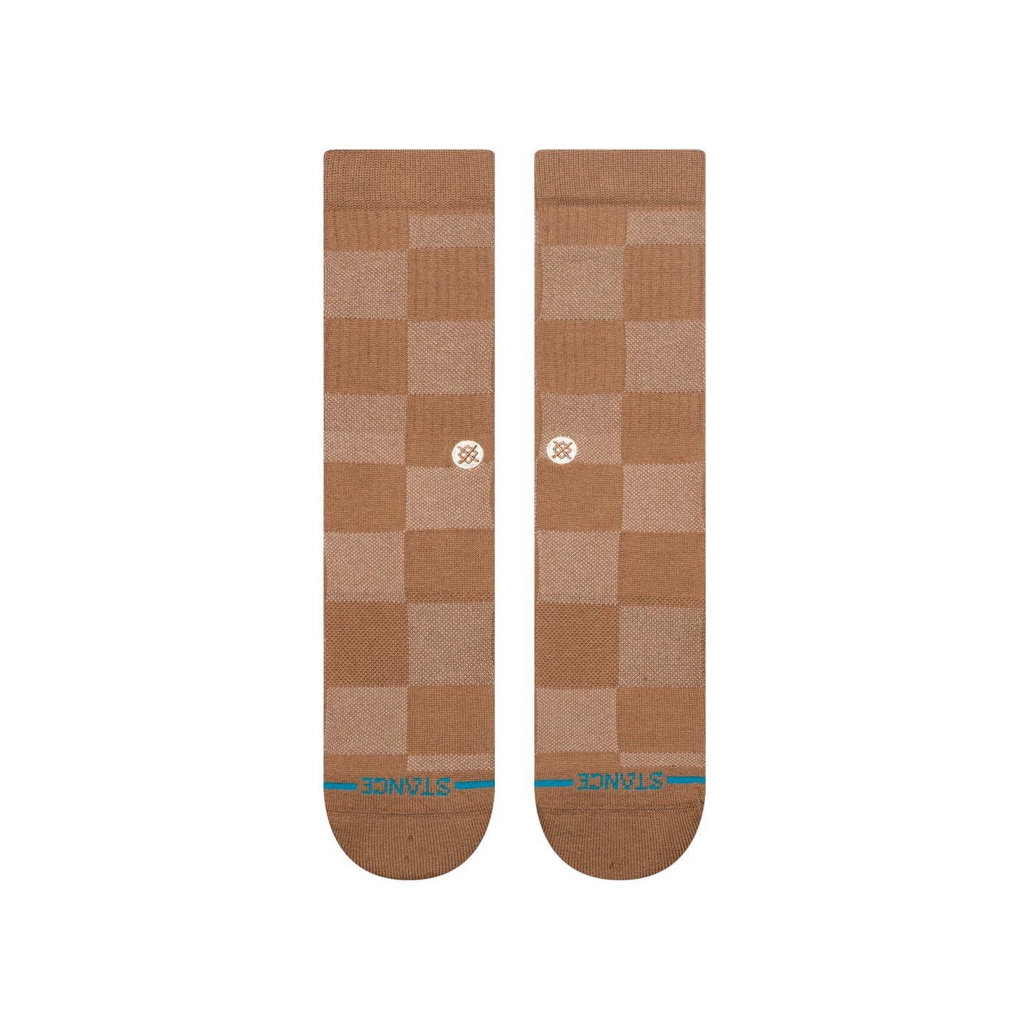 Down And Out Crew Socks - Brown