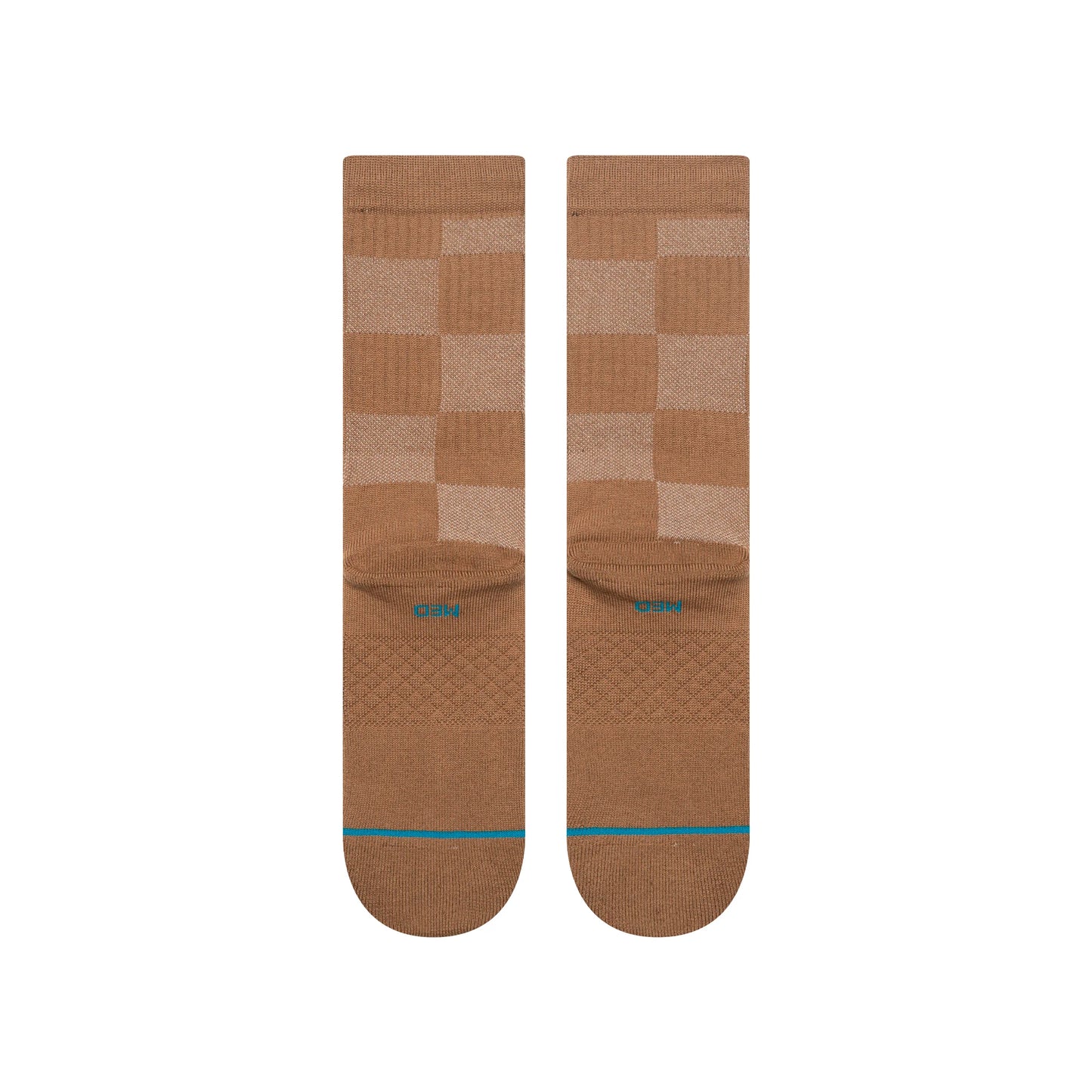 Down And Out Crew Socks - Brown