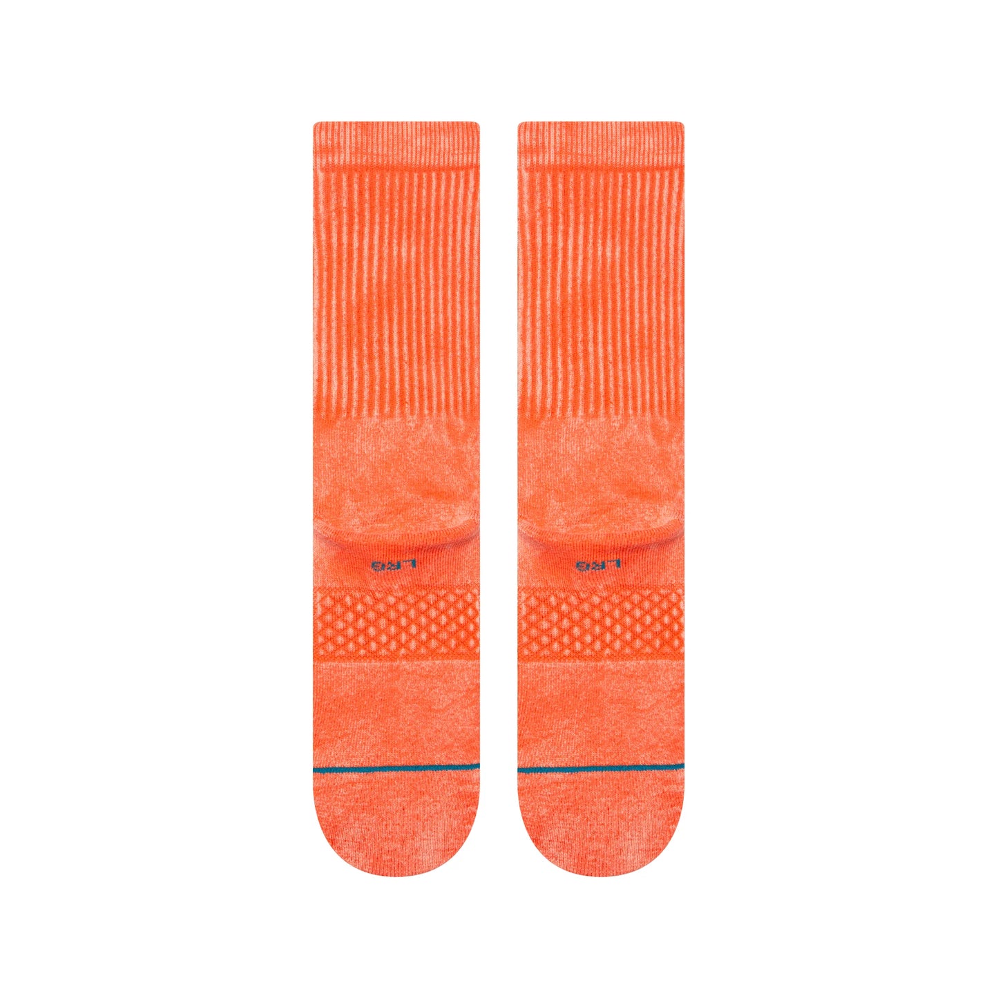 Icon Dyed Crew Socks - Coral
