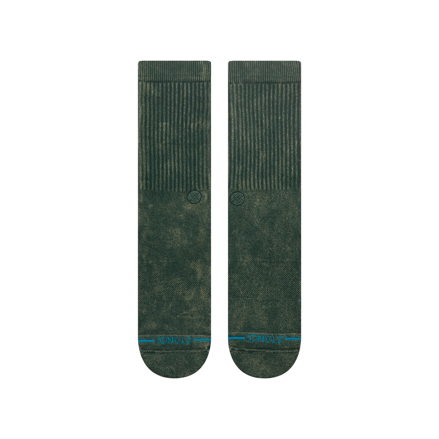 Icon Dyed Crew Socks - Pine