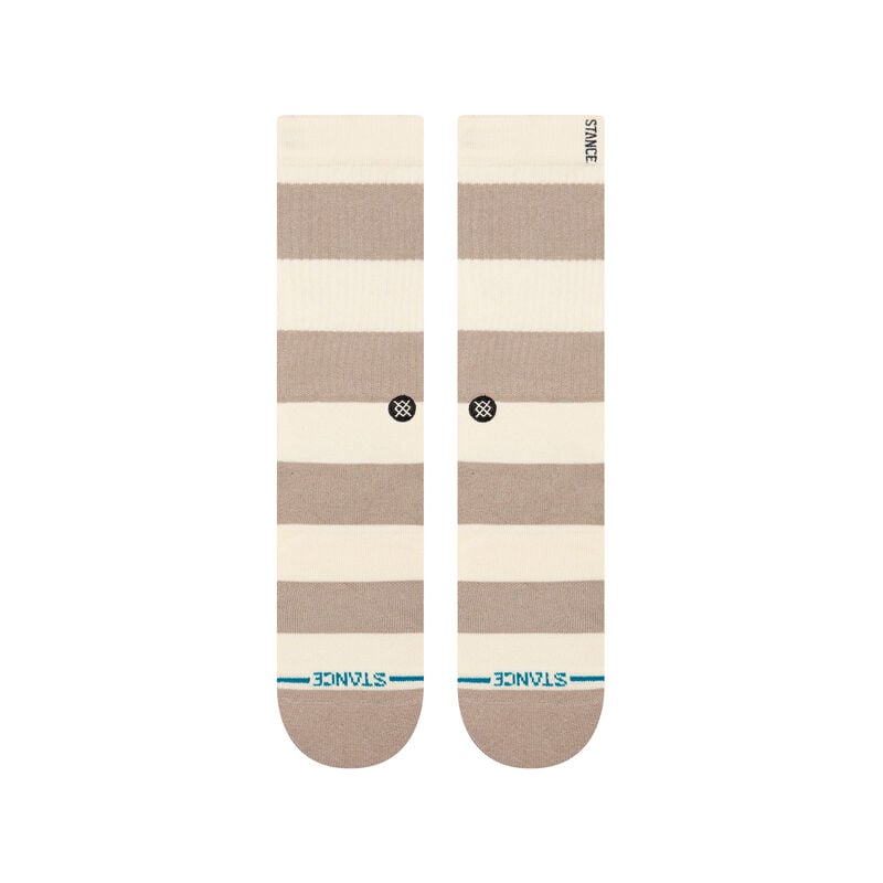 Stacked Up Crew Socks - Sting Grey