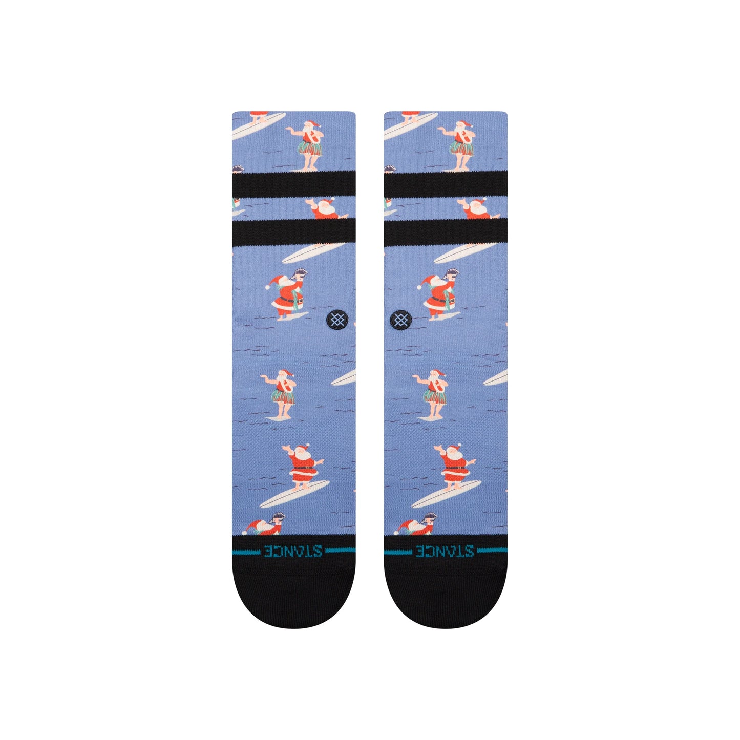 Surfing Santa Crew - Blue