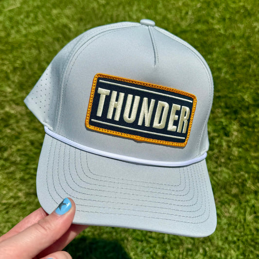 Thunder Perforated Golf Hat - Light Grey