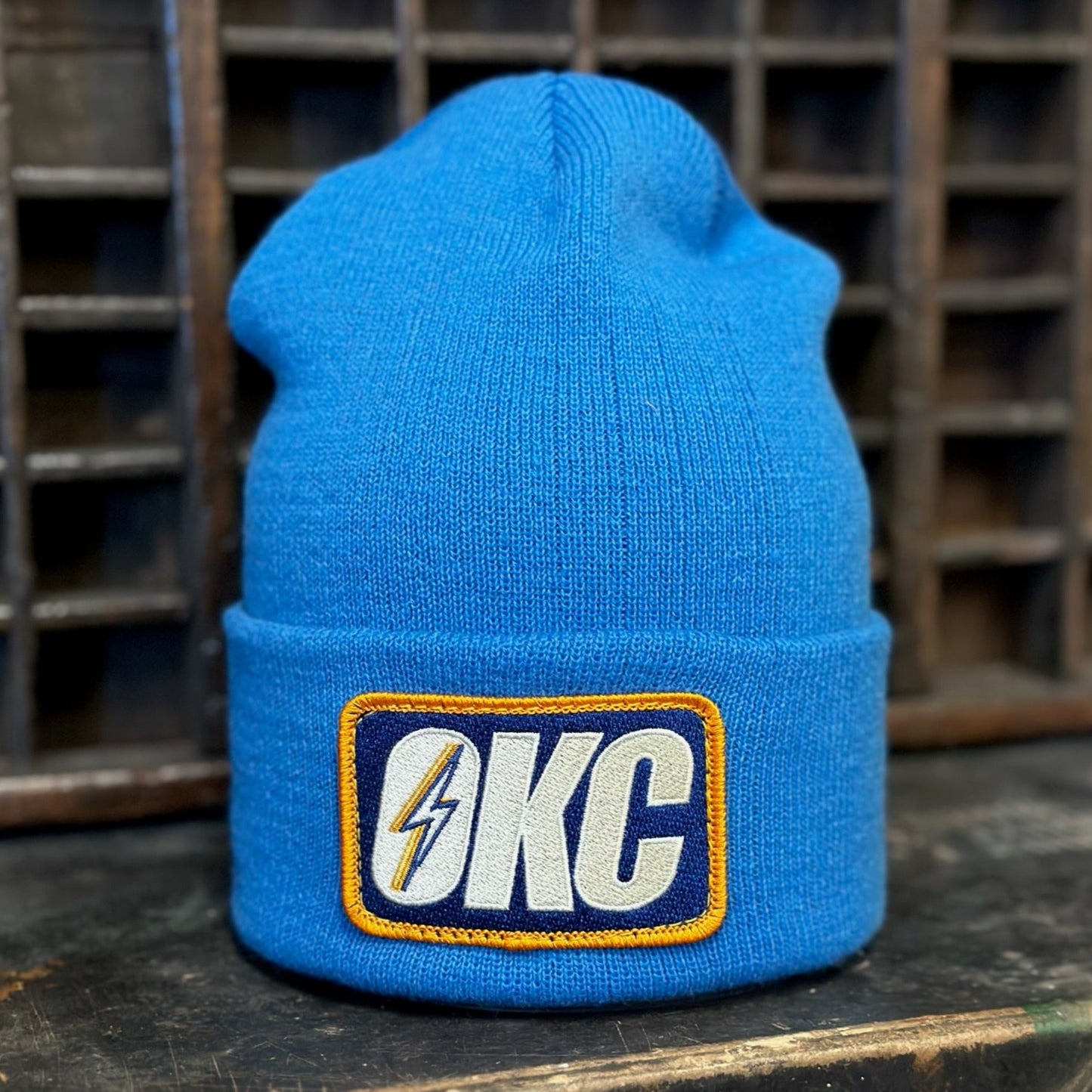 OKC/Thunder Patch Beanie