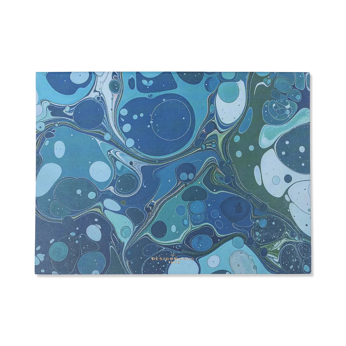 Marble Weekly Planner Notepad - Teal