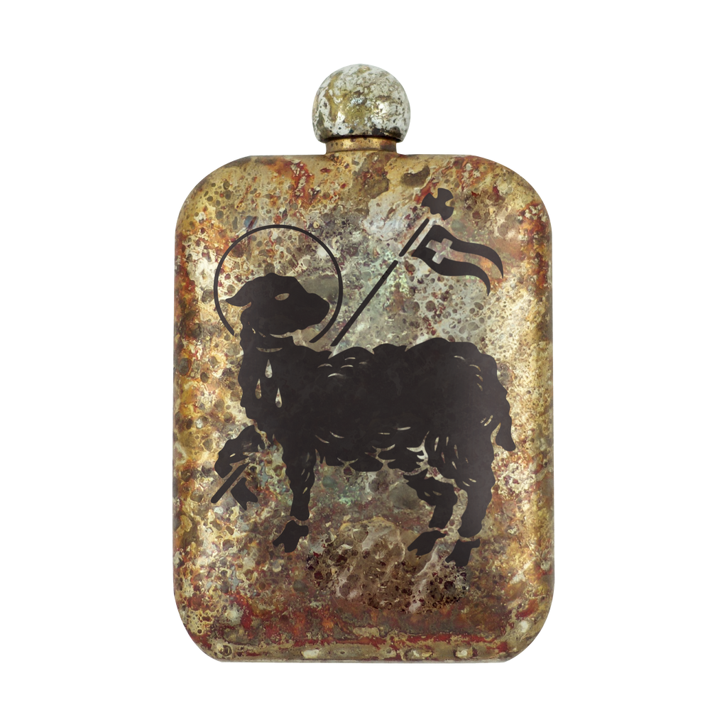 Agnus Dei Whiskey Flask