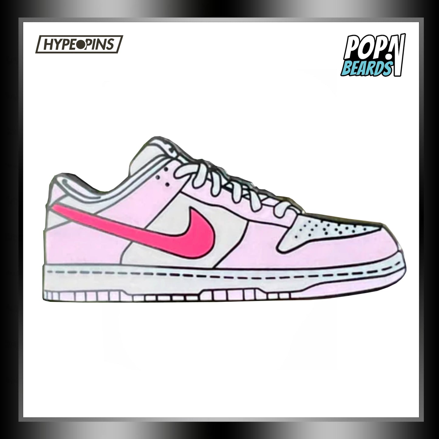 Dunks Triple Pink Enamel Pin