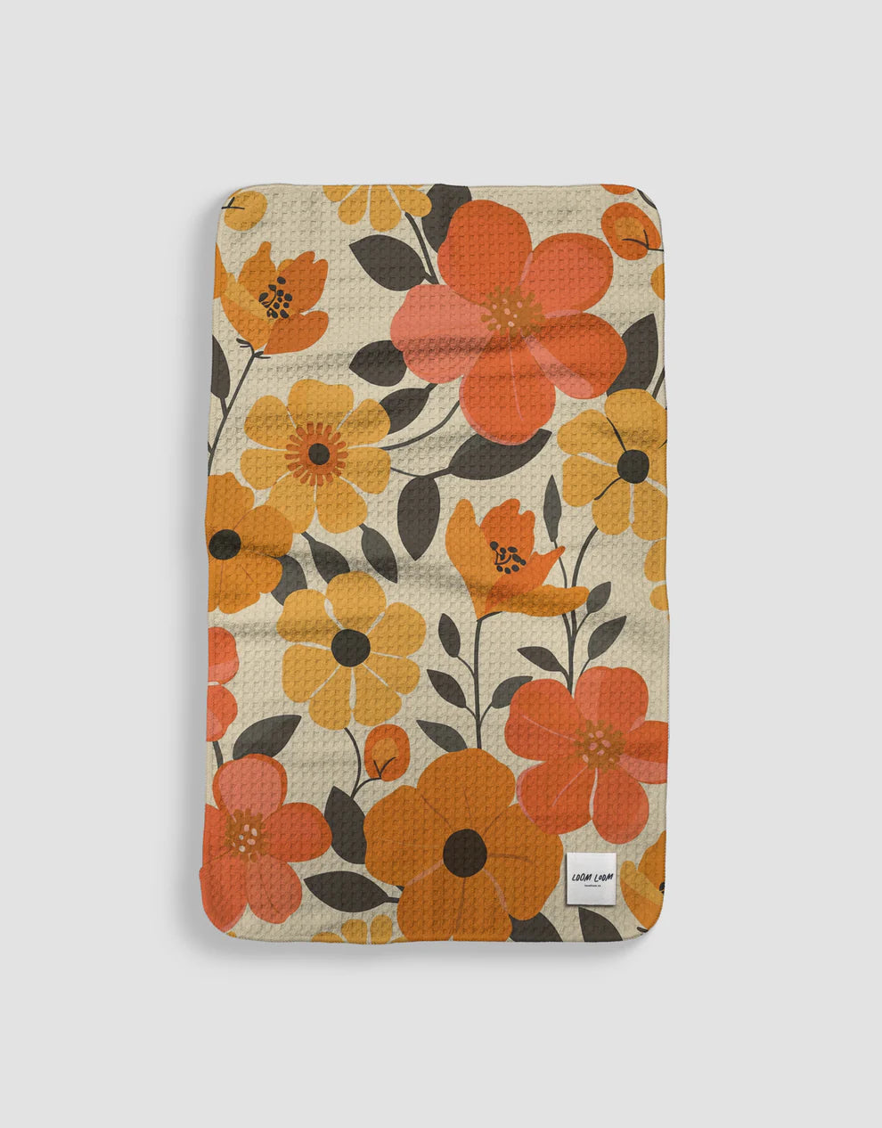 Floral Warmth Tea Towel