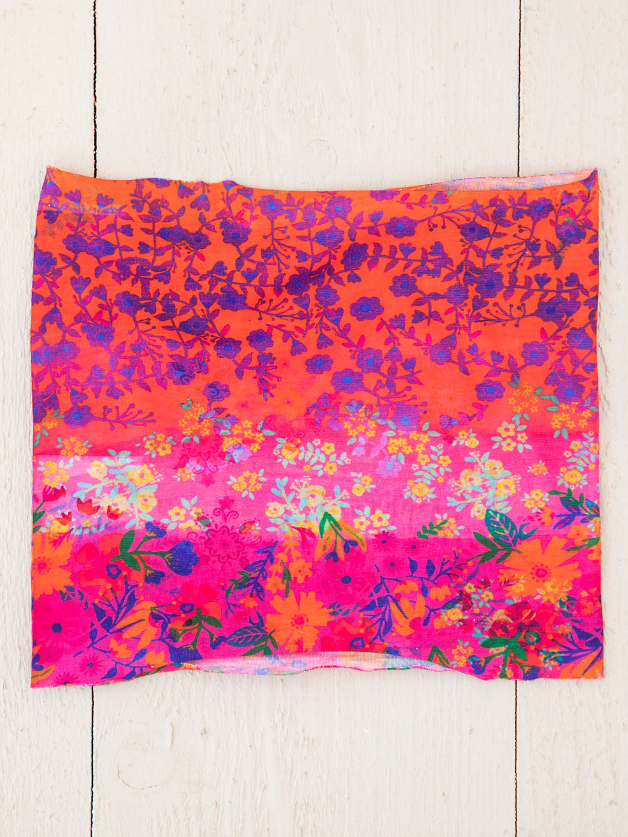 Half Bandeau Pink Ombre Border