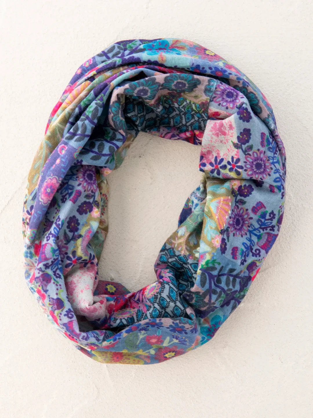 Boho Bandeau - Blue Patchwork