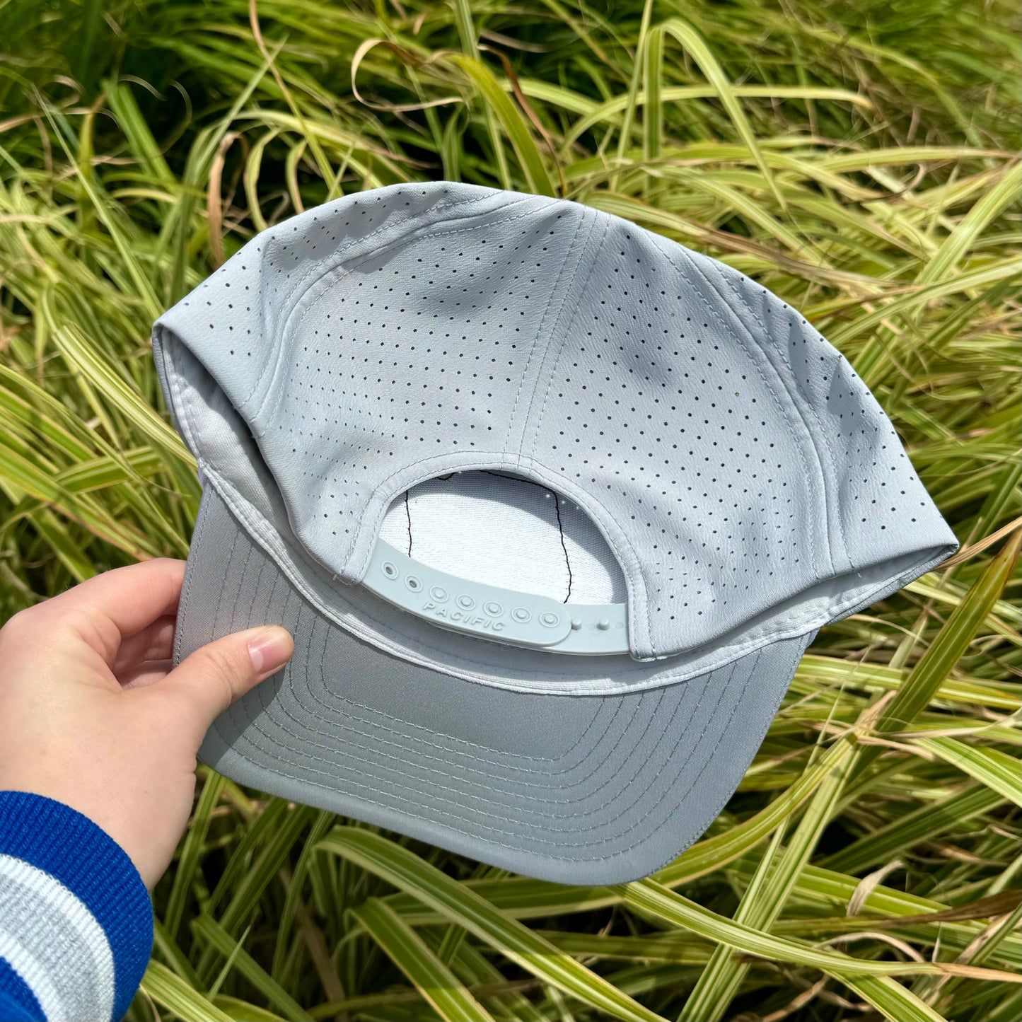 OU Perforated Golf Hat - Grey
