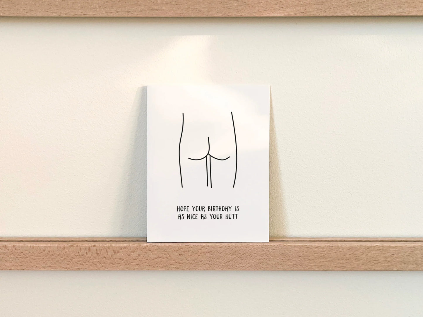 Nice Butt Birthday Card