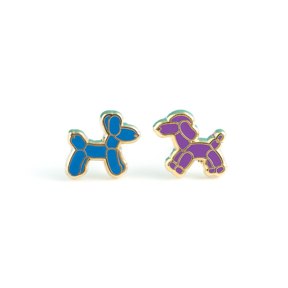 Balloon Dogs Enamel Earrings