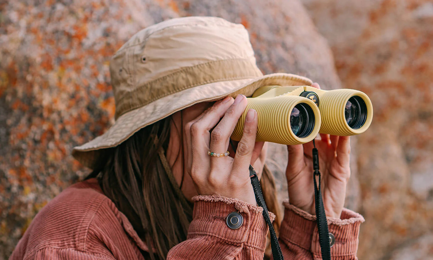 Field Issue 8x32 Waterproof Binoculars - Banana Slug Yellow