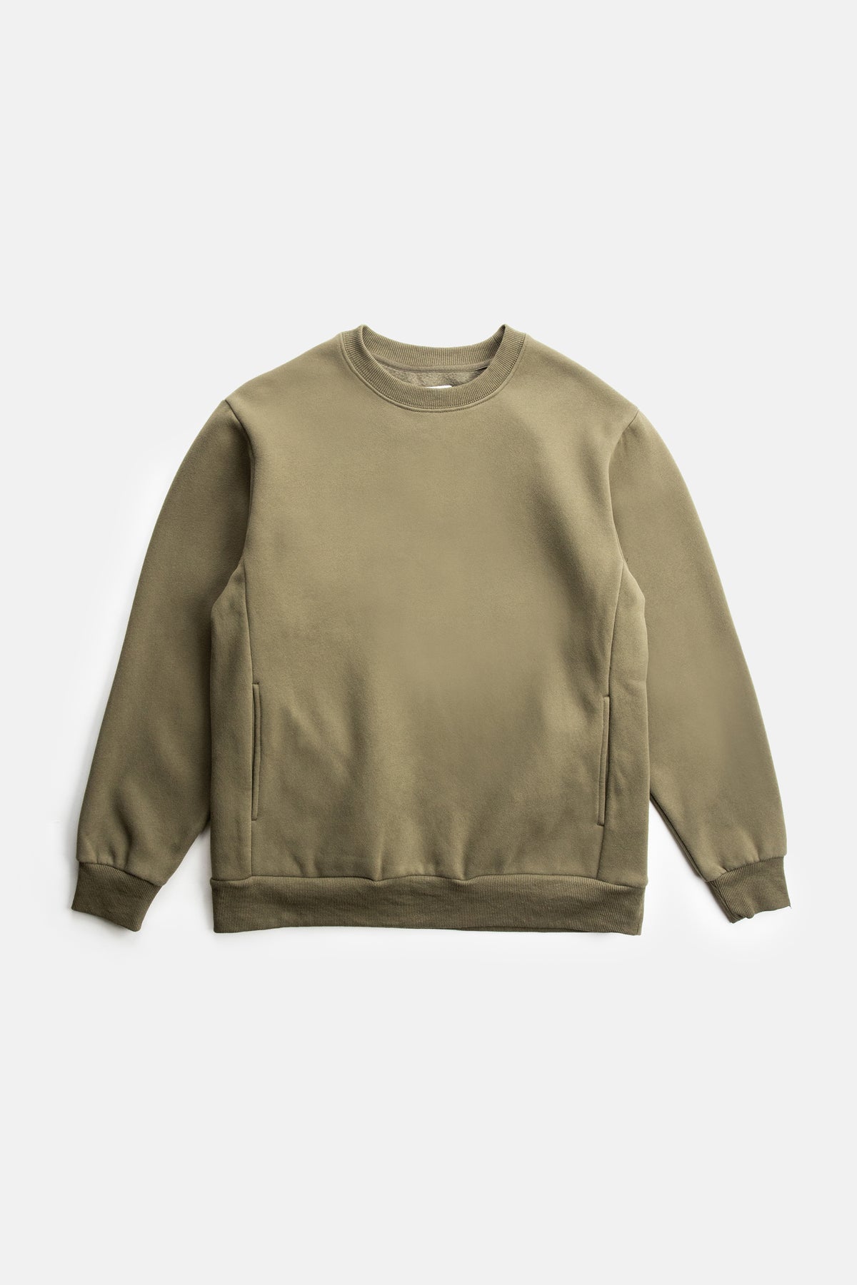 Classic Fleece Crew - Olive