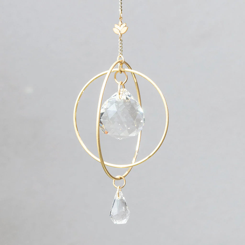 Mini Suncatcher - Lotus/Strength