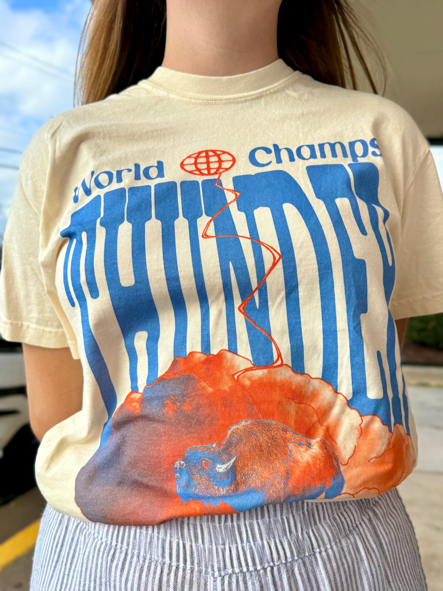 OKC World Champs CC Tee - Ivory