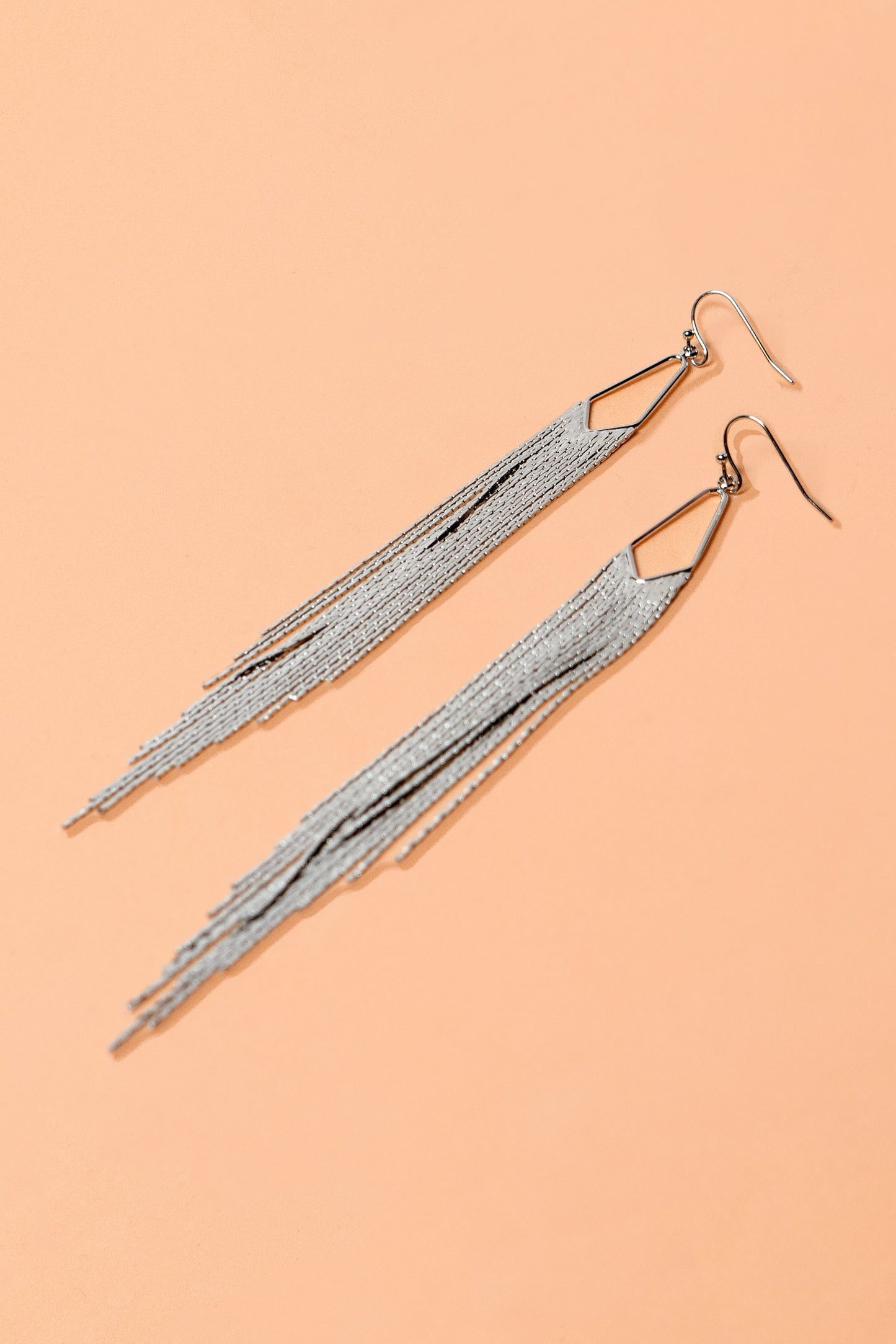 Debbie H Earring - Silver Plated