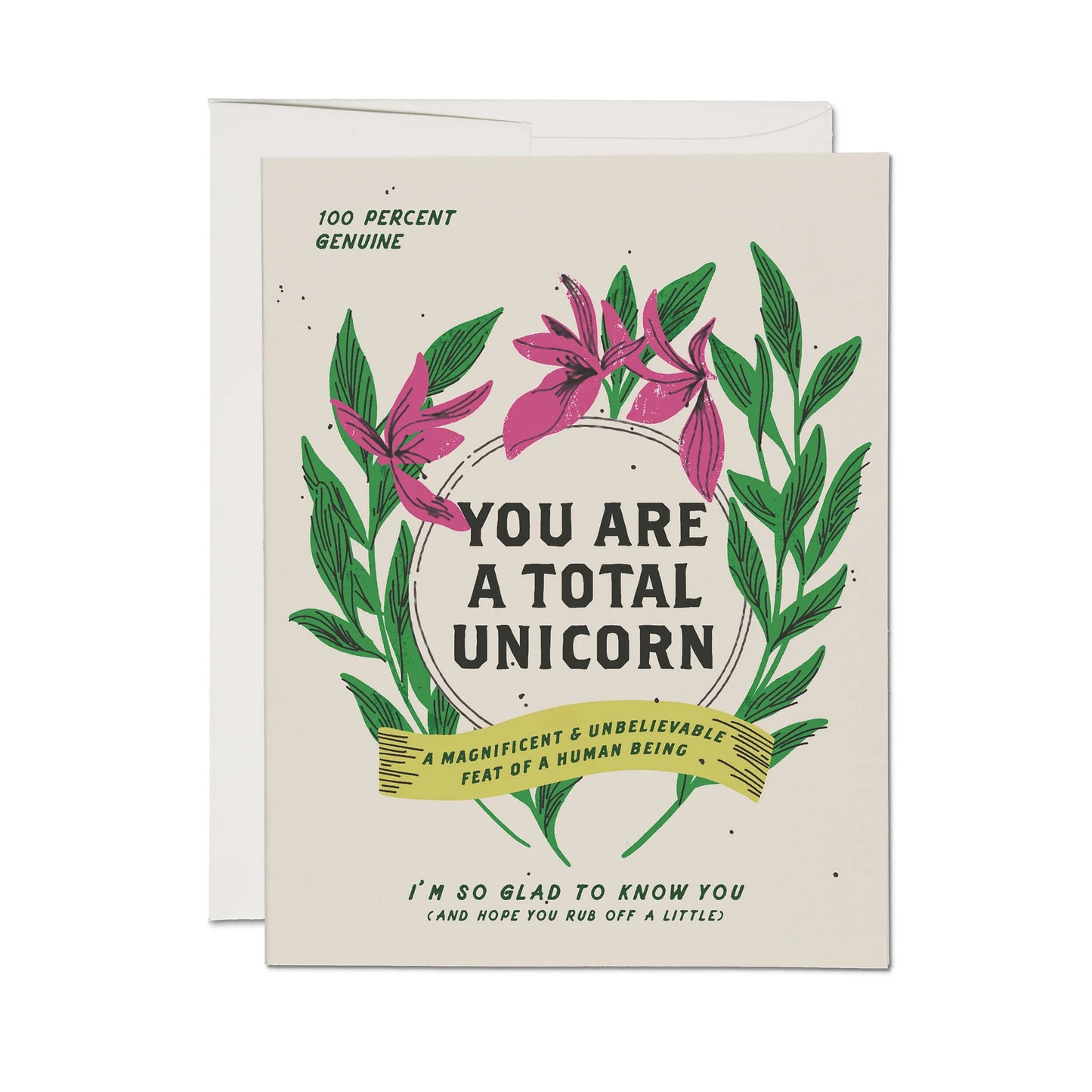Total Unicorn Greeting Card