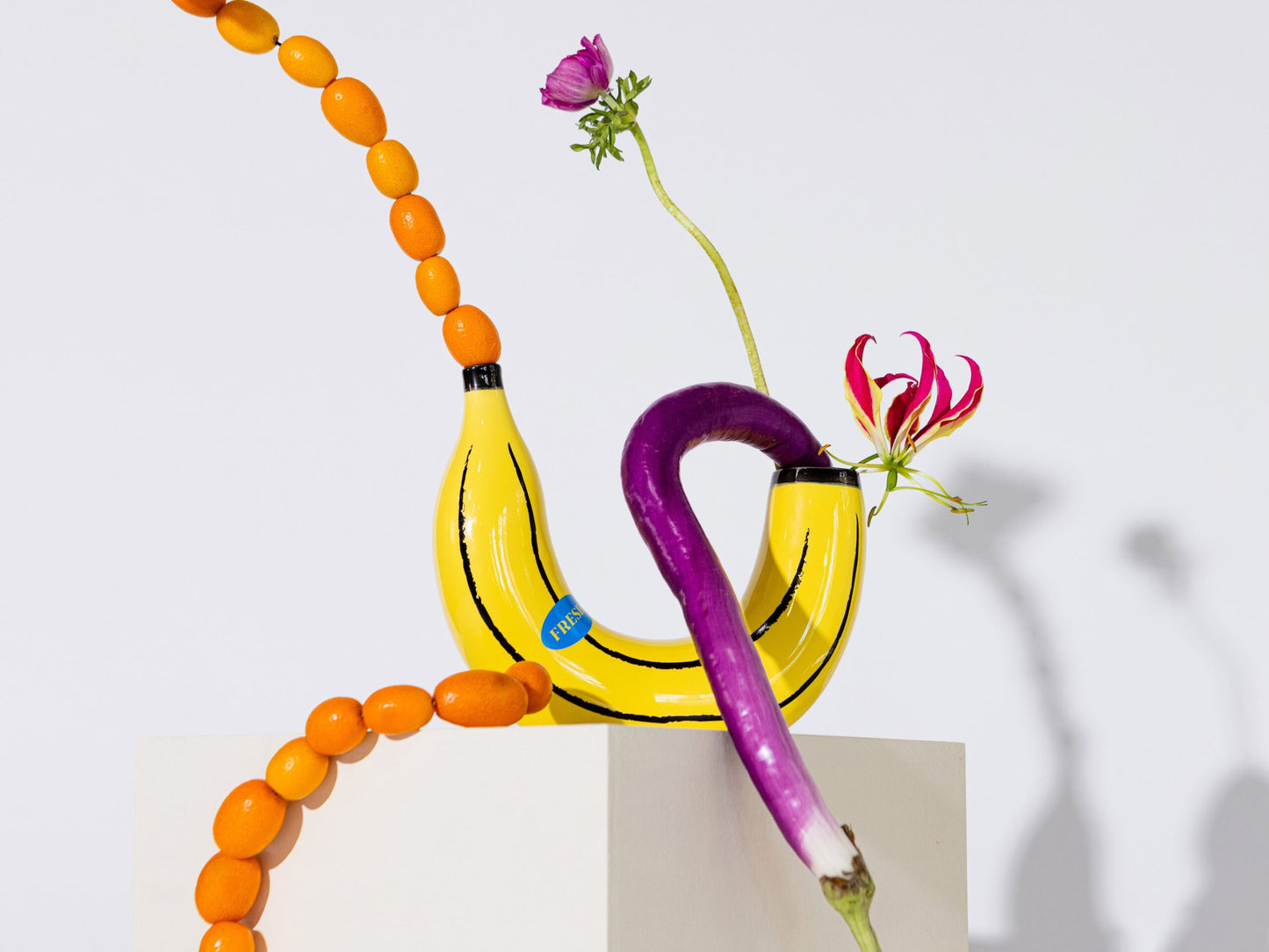 Banana Vase - Yellow
