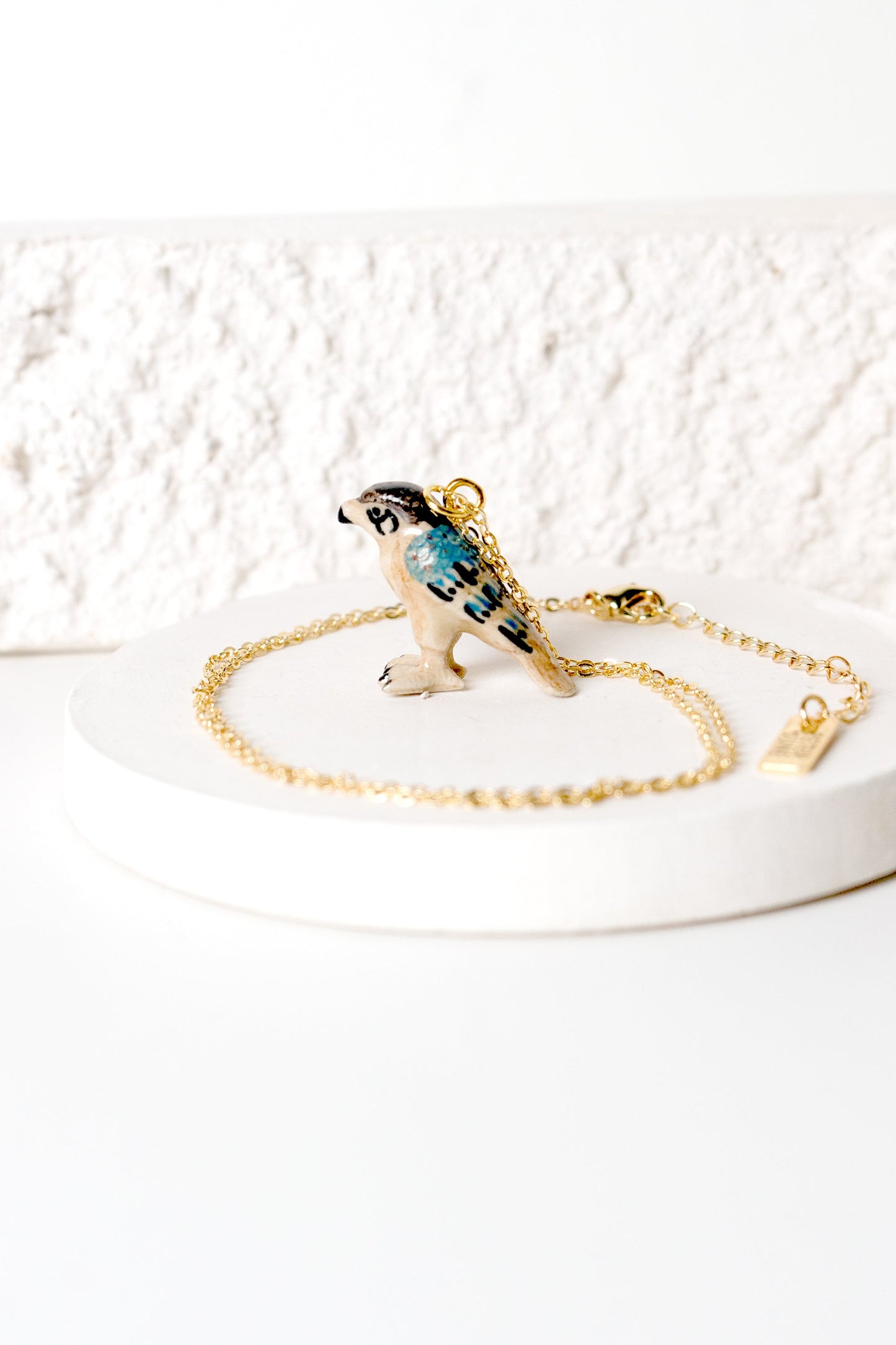 Tiny Egyptian Falcon Necklace