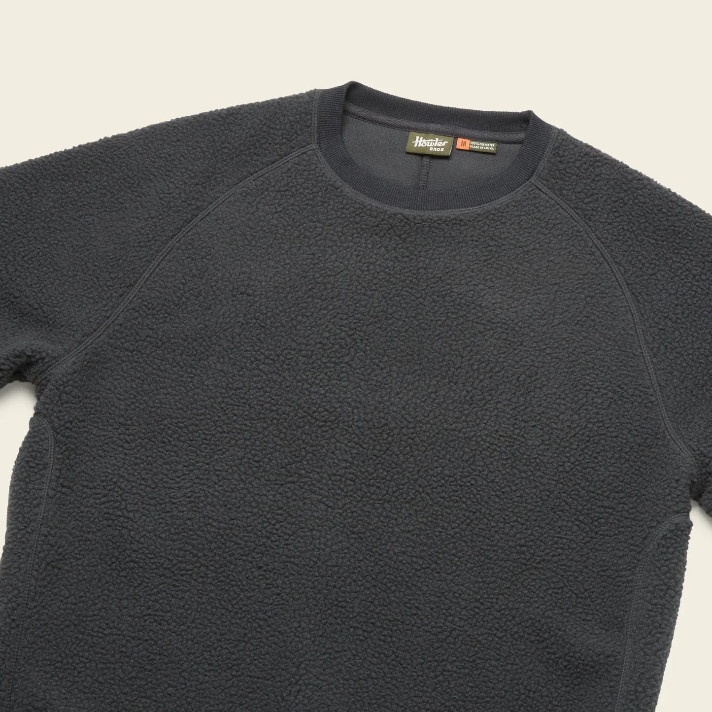 Eleos Fleece Crewneck : Faded Black