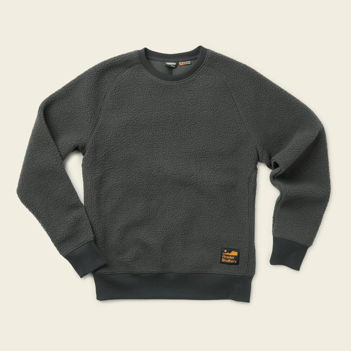 Eleos Fleece Crewneck : Faded Black