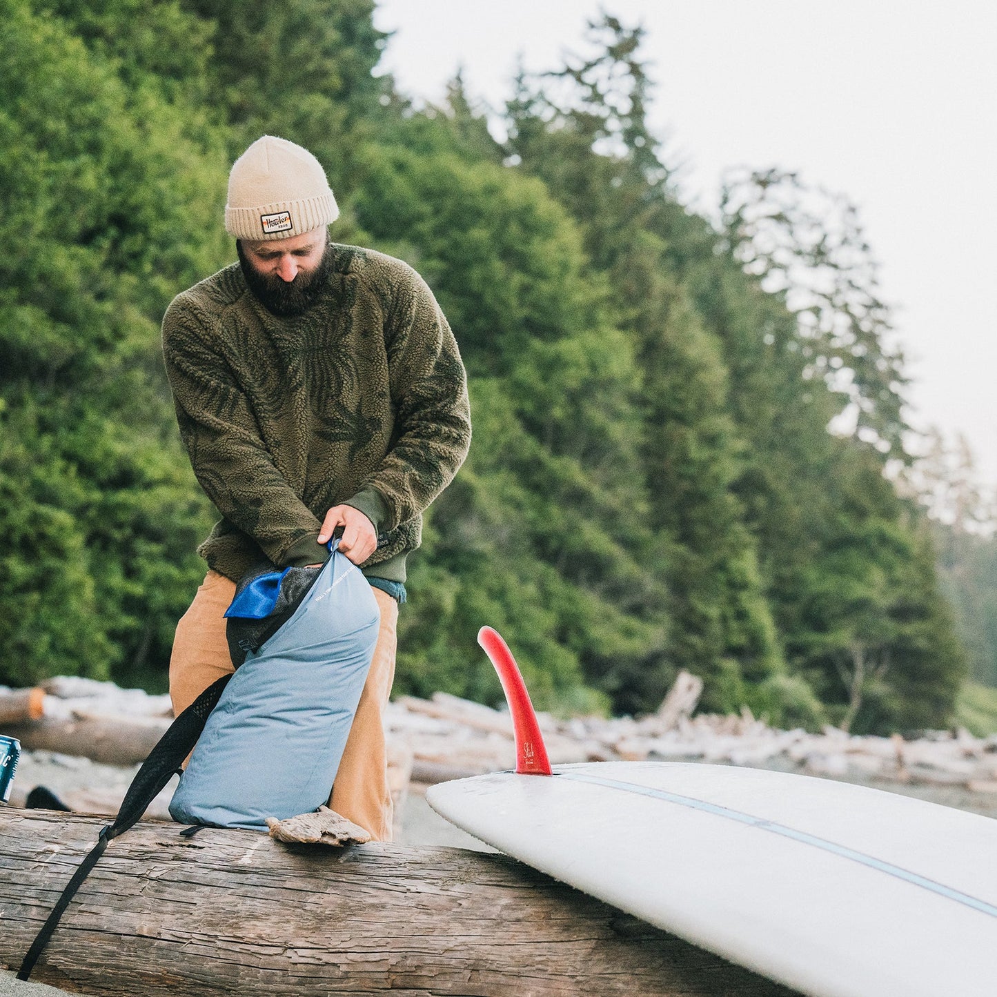 Eleos Fleece Crewneck : Forest Floor - Frond