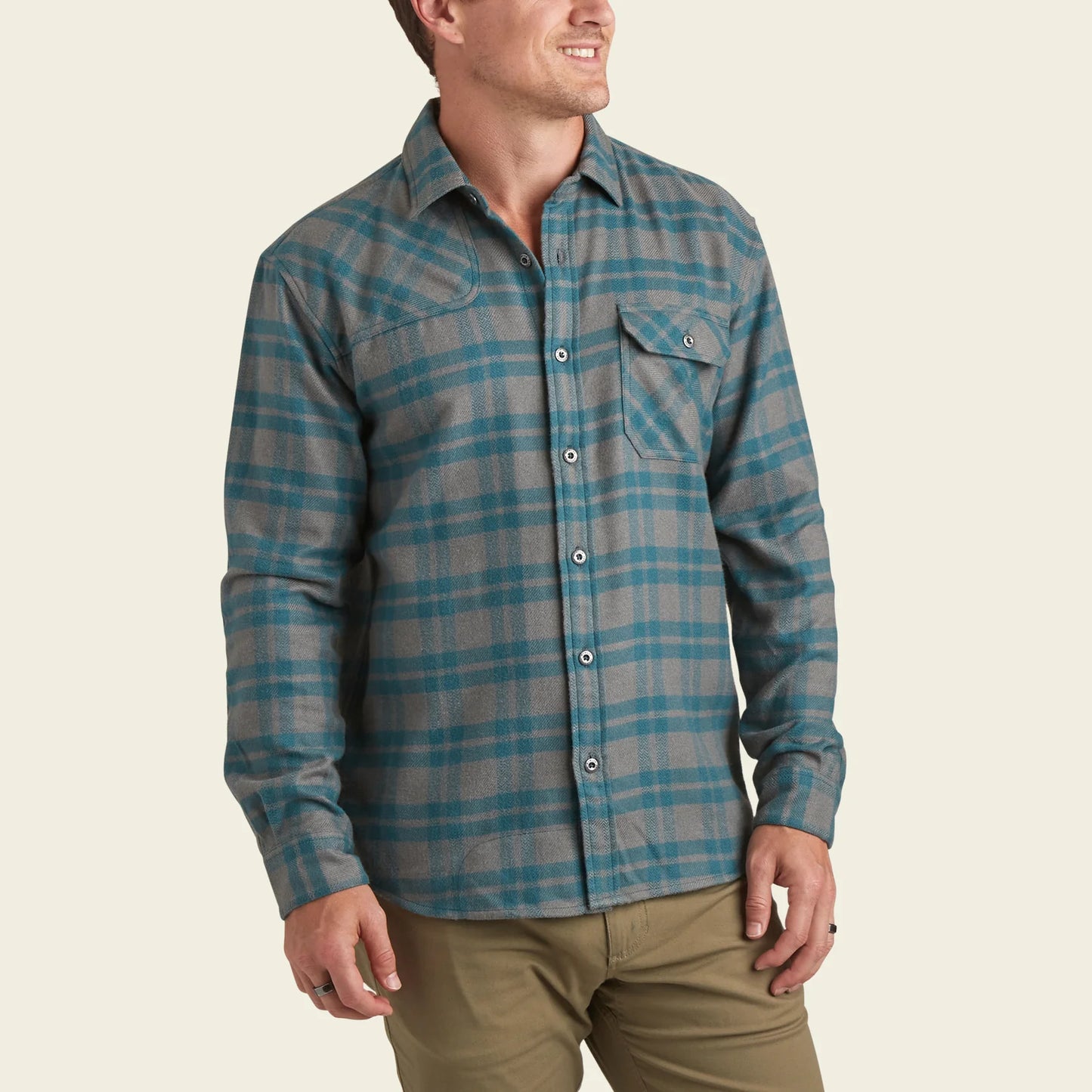 Harker's Flannel - Cohen Plaid - Dark Teal