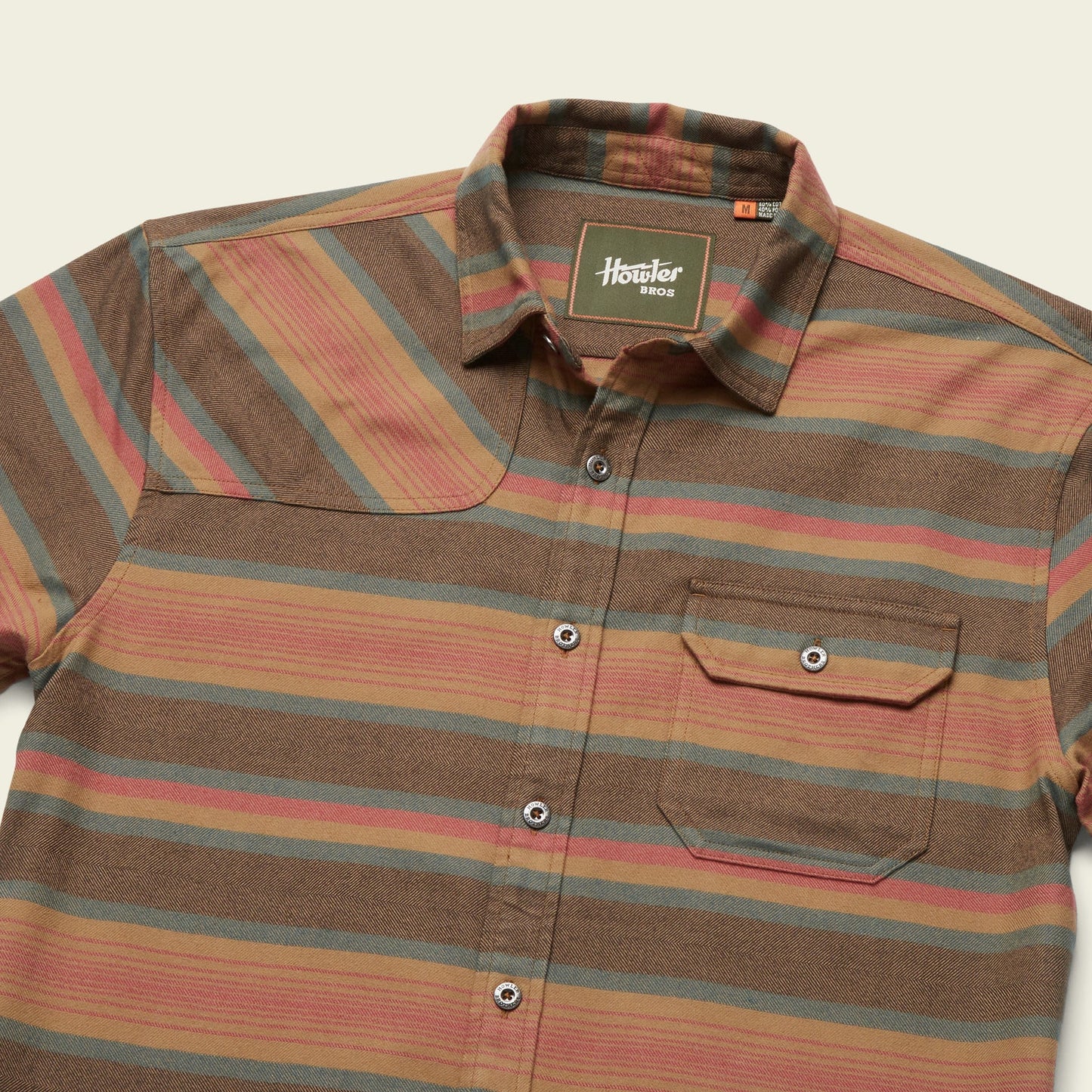 Harker's Flannel - Pathway Stripe - Sundown