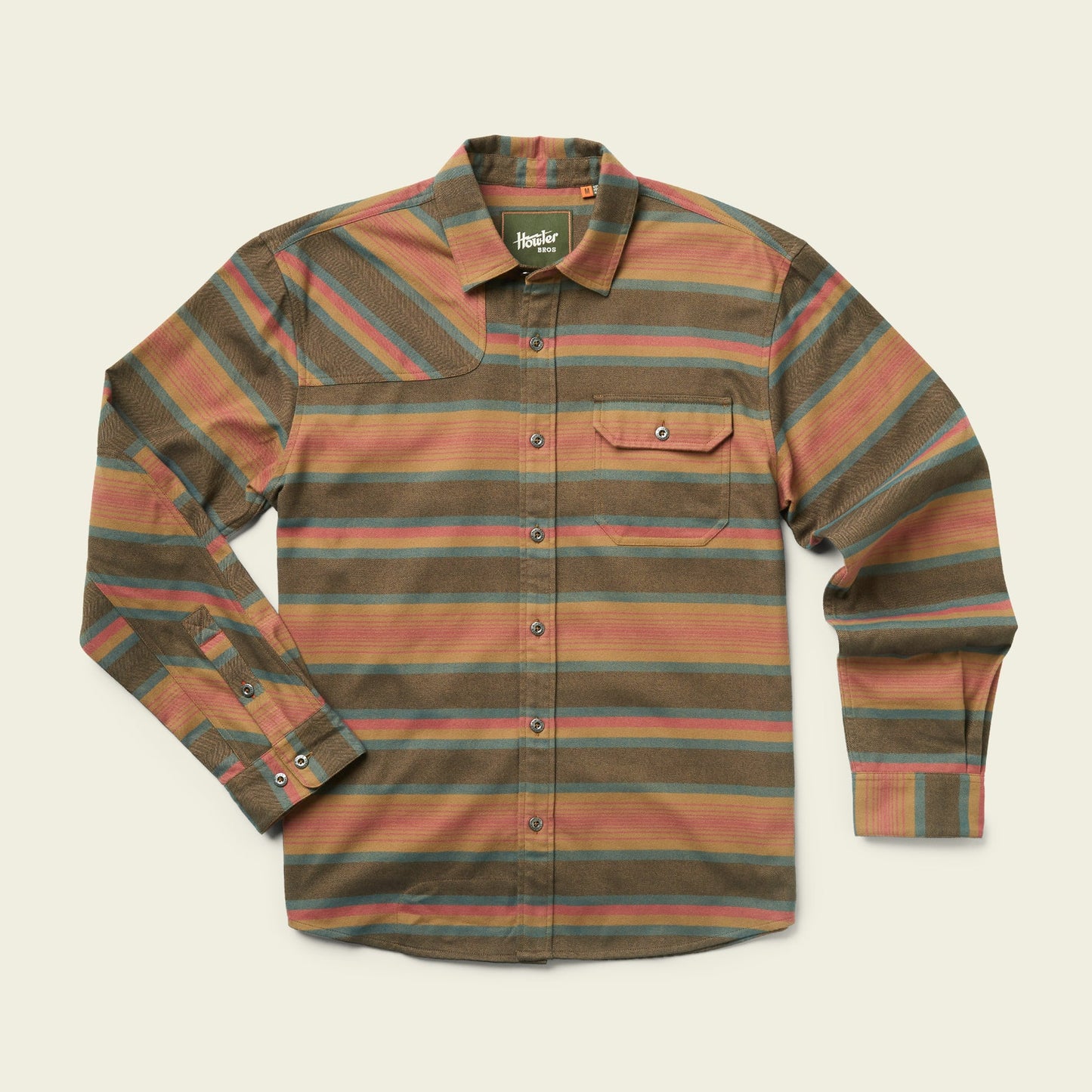 Harker's Flannel - Pathway Stripe - Sundown