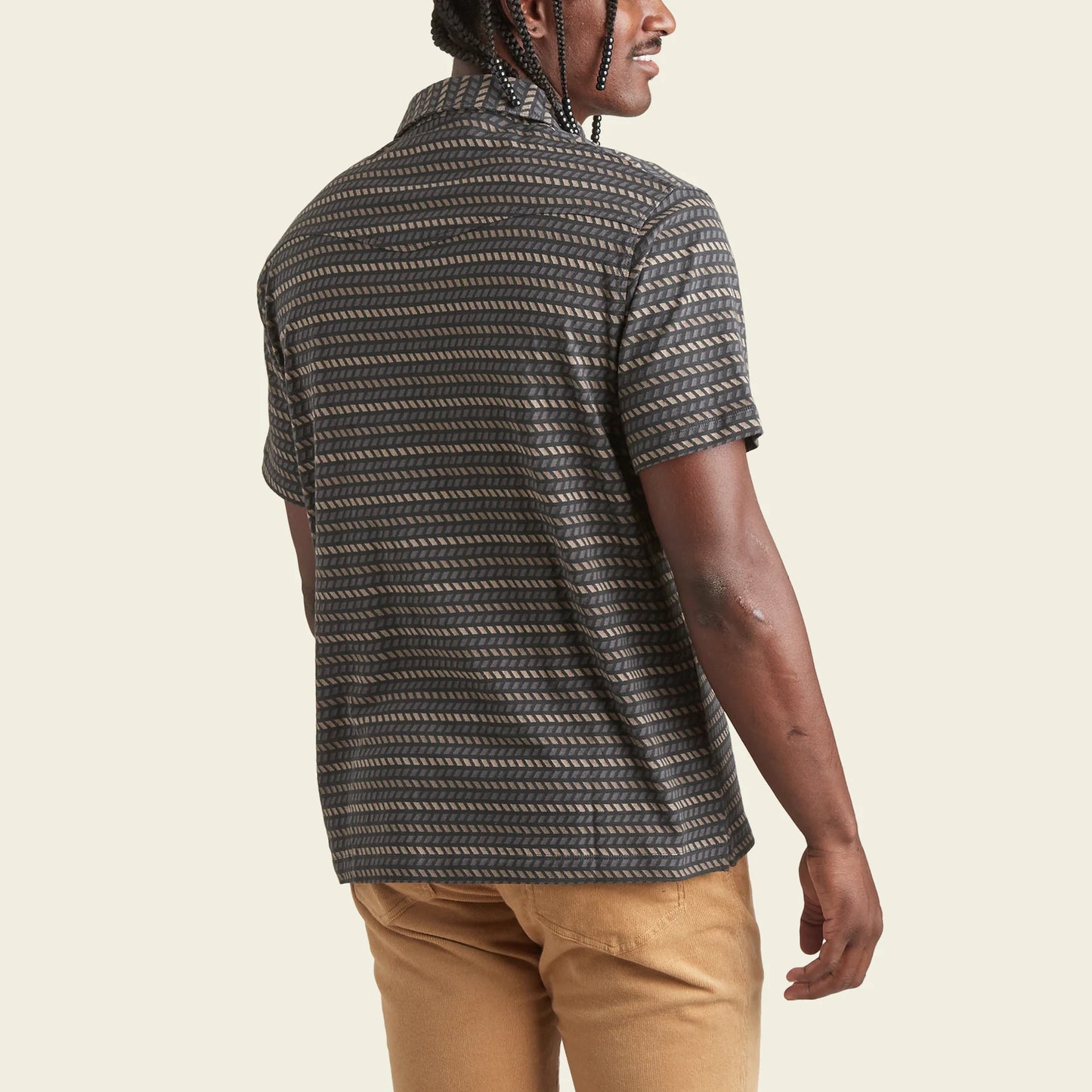 Ranchero Jacquard Polo: Illusion Jacquard - Antique Black