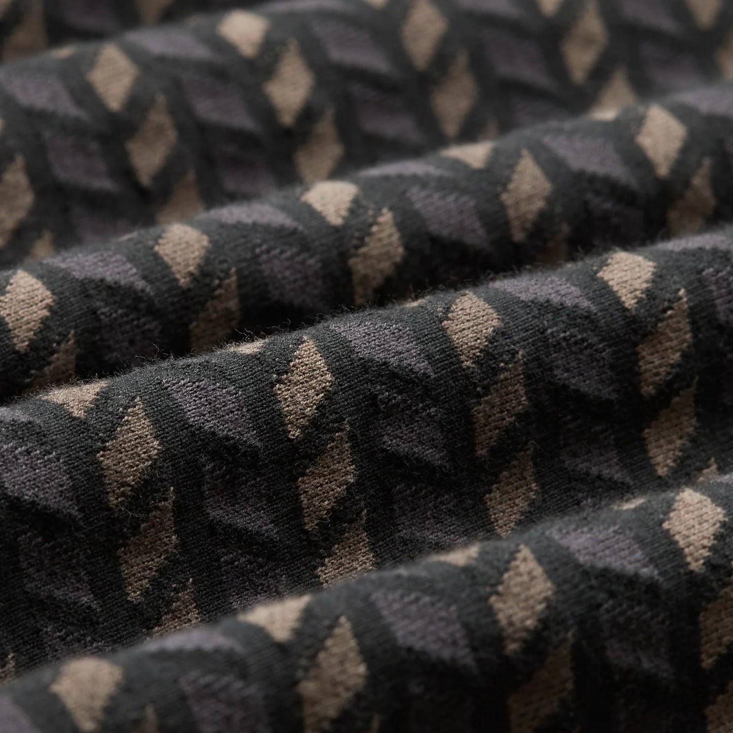 Ranchero Jacquard Polo: Illusion Jacquard - Antique Black