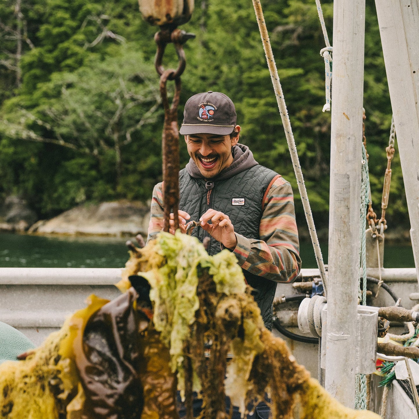 Unstructured Snapback Hat : Frigate - Antique Black