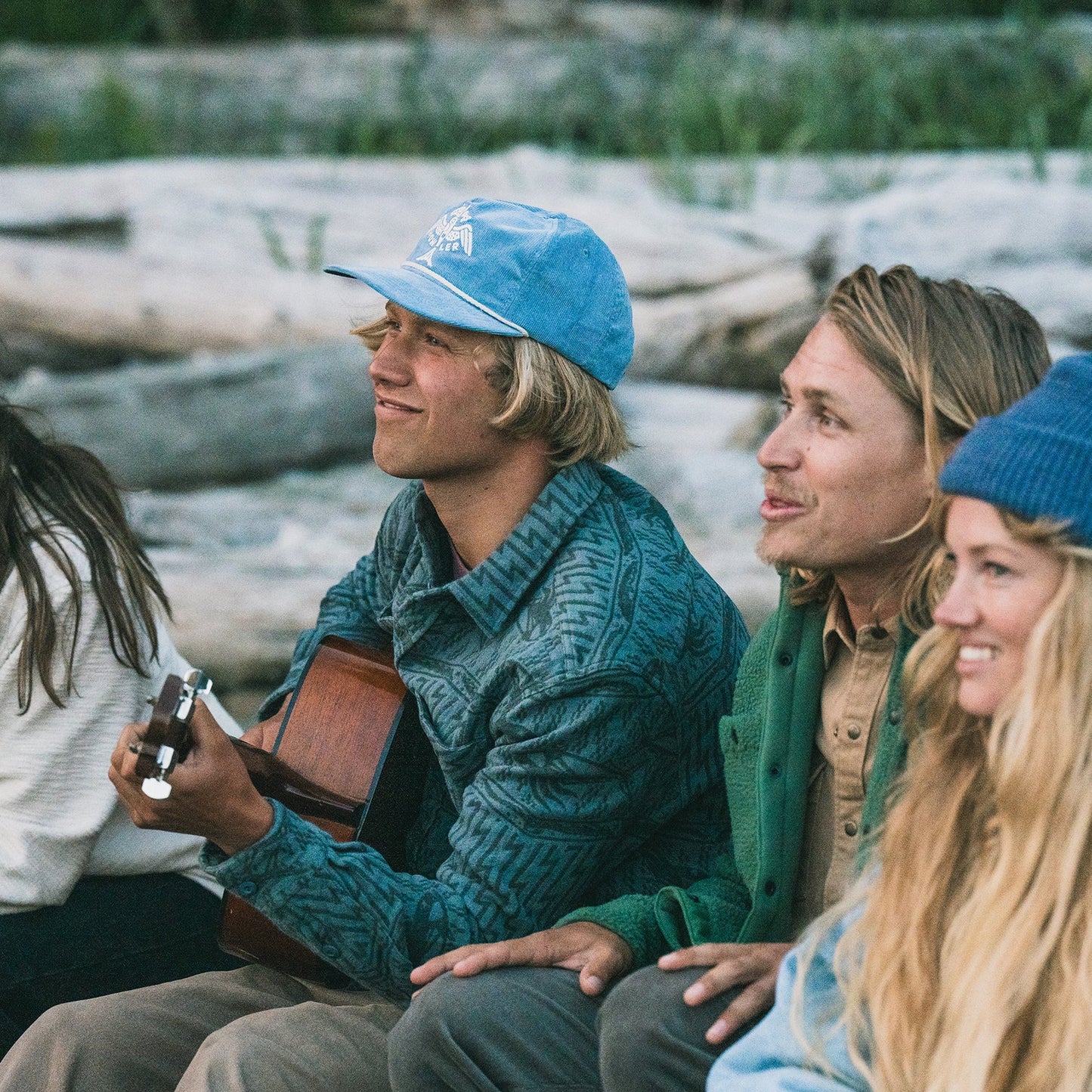 Unstructured Snapback Hat : Fresh Catch - Wale Cord